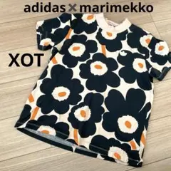 【美品】adidas x Marimekko 半袖Tシャツ ウニッコ柄　LLのサムネイル