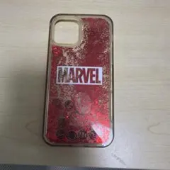 MARVEL iPhoneケース レッド ラメ グリッターのサムネイル
