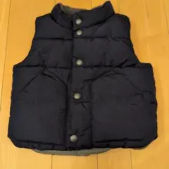GAP キッズ 中綿ベスト ネイビー　80cm