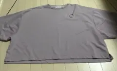 WEGO ショルダーリングジップTシャツ　パープルのサムネイル