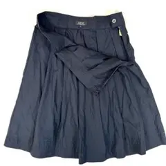 A.P.C. アーペーセー コットンタックスカート 濃紺 Mのサムネイル
