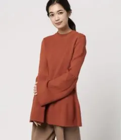 希少/美品/ELIN /ベルスリーブ ニット セーター/00