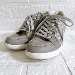 Giano Valentino✨レースアップ 厚底 スニーカー グレー 22.5のサムネイル