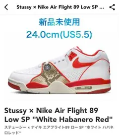 STUSSY × NIKE AIR FLIGHT 89 24.0cm US5.5