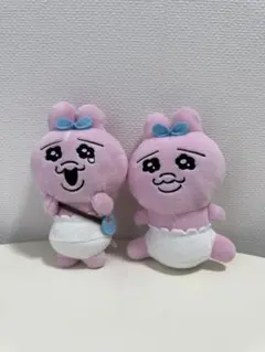 おぱんちゅうさぎカバンに付けられるぬいぐるみ