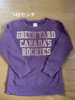 DENIM DUNGAREE パープル ト145センチ　長袖　ロンT