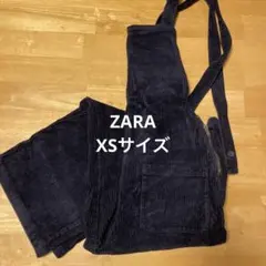 ZARA サロペット　コーデュロイ　ネイビー