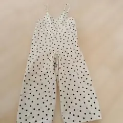 GU ドット柄 オーバーオール 130cm