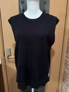 IKEDA NOBUO person'sコラボ ニットベスト　Lサイズ　黒