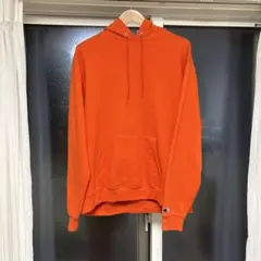 Champion オレンジ XL パーカー