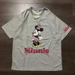 OLD Disney ディズニー スウェット 半袖 ミニー グランジ グレー