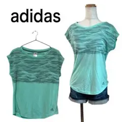 adidas♡トップス ヨガ　ランニング　ミントグリーン