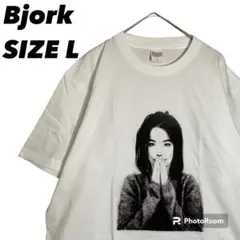 ビョークTシャツ L バンT アーティストTシャツLサイズ　Bjork Tシャツ