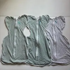 スワドルアップ Sサイズ グレー グリーン 3枚セット