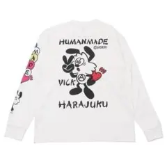 ヒューマンメイド Verdy Vick 長袖tシャツ プリント L ホワイトのサムネイル