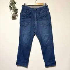 日本製｜ベンダーパンツ｜ストレートデニムパンツ｜大容量ポケット｜ワイド｜ルーズ