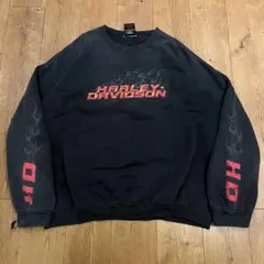 90s 00s Harley-Davidson スウェット 2003 フェード