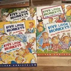 Five Little Monkeys 絵本 5冊セット 英語絵本