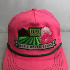 【USA製】US古着　HARRIS MORAN SEEDS 蛍光　アメリカ企業