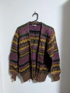 モヘアニットカーディガン