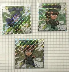 忍たま乱太郎マンチョコ 六年生 仙蔵・長次・留三郎