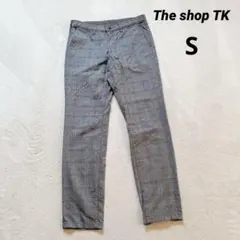 【ザショップティケー】テーパードパンツ (Ｓ) グレンチェック柄 スラックスのサムネイル