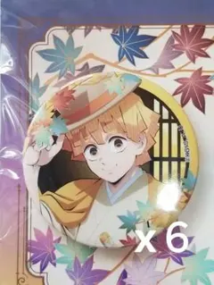 鬼滅の刃 我妻善逸 缶バッジ ６個 京まふ2025 Aniplex