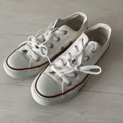 コンバース converse キャンバススニーカー　ローカット　ホワイト23㎝