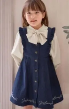 エニファムキッズ　デニムワンピース　130cm