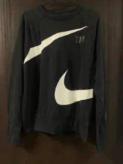 Mサイズ　ナイキ　NSW　スウッシュ　クルー　トレーナー　ブラック　黒