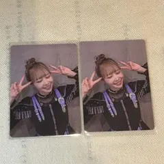 仲川瑠夏 黒衣装 tiktok トレカ 2枚セット