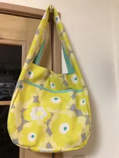 最終価格！！一点もの！ショルダーバッグ　ゆったりたっぷり　ハンドメイド