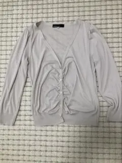 七分袖カーディガン　グレー CLEAR IMPRESSIONのサムネイル