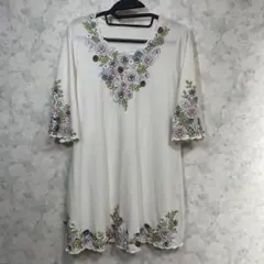 【美品】ViaFaburricca ヴィアファブリカチュニック 2026年最新】Via Faburrica 季節：春夏 レディース 五分袖・七分袖