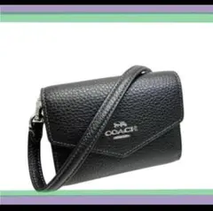 COACH コーチリファインド ペブルドレザー ミニ エンベロープ