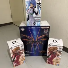 エヴァ　一番くじ　エヴァンゲリオン　ラストワン賞C賞とD賞2個おまけ付き