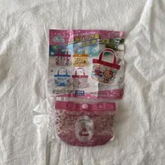 【内袋未開封】サンリオ プールバッグ風ミニポーチ2 マロンクリーム