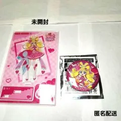 キュアアイドル　アクリルスタンド　缶バッジ　タワレコカフェ　キミプリ　限定