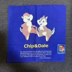 〈未使用〉チップとデール ハンカチ ミニタオル ディズニー バンダナ ミッキー