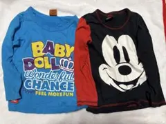 ベビードール　ロンT 100cm 2枚