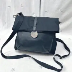 【美品】アニエスベー　ショルダーバッグ　リュックサック　2way レザー