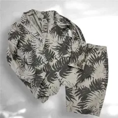 ABAHOUSE ecru セットアップ ジャケット&ハーフパンツ リネン 麻のサムネイル