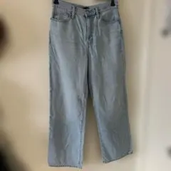 UNIQLO JEANS ライトブルー ストレートデニム