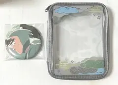 忍たま乱太郎 セガラッキーくじ 缶バッジ 中在家長次 アクリルスタンドポーチ