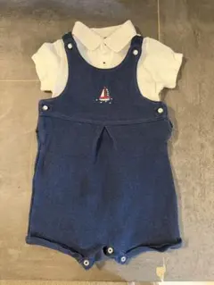 next baby ロンパース セット 6-9ヶ月 セーラー ヨット刺繍