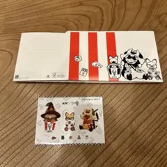 ケンタッキー モンハン コラボ シール ホワイト　新品未使用品 WHITE 白