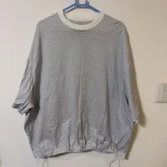 is-ness ボーダー Tシャツ ドローコード