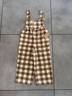 little cotton clothes サロペット　4-5y オーバーオール