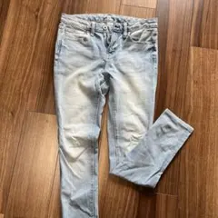 GU スキニーデニム ライトブルー S