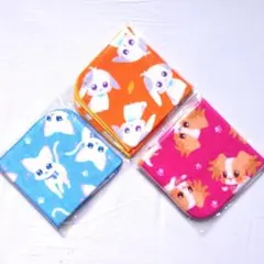 わんぷり 限定品 プリティ袋 犬袋 猫袋 プチ大福袋 ハンドタオル 3種セット